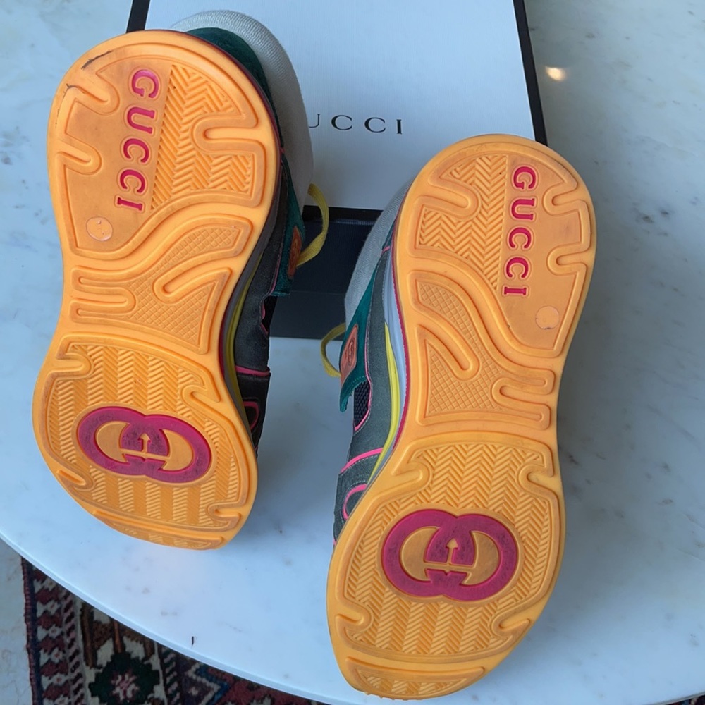 Gucci men’s high top sneakers size 10 eu - Picture 10 of 15